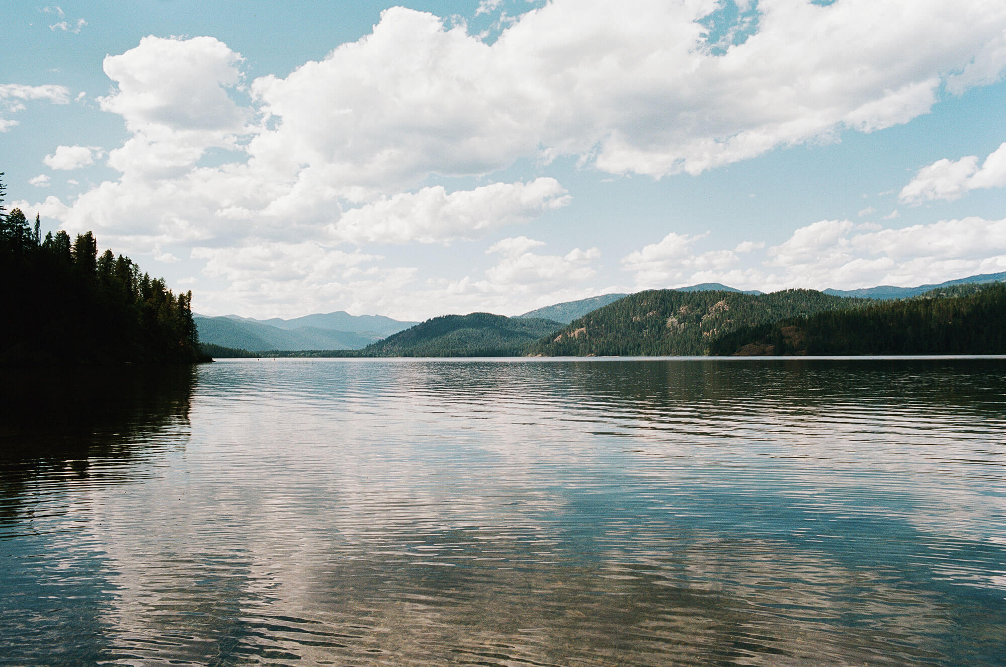 Priest Lake Idaho photo shot on 35mm film.